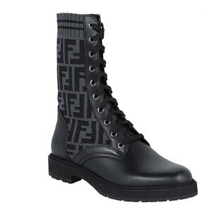 FENDI Rokoko Combat Boots